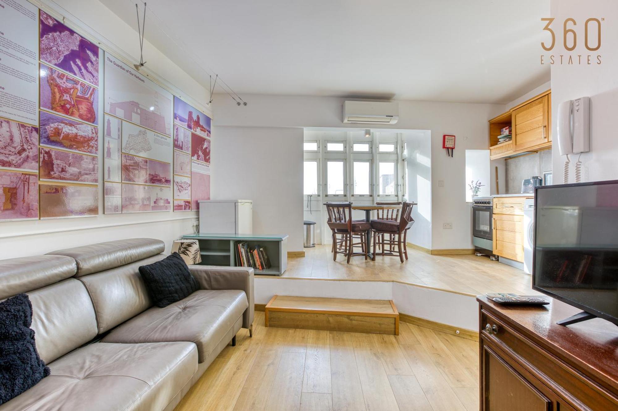 Comfortable 1Br Home With Maltese Balcony In Valletta By 360 Estates エクステリア 写真