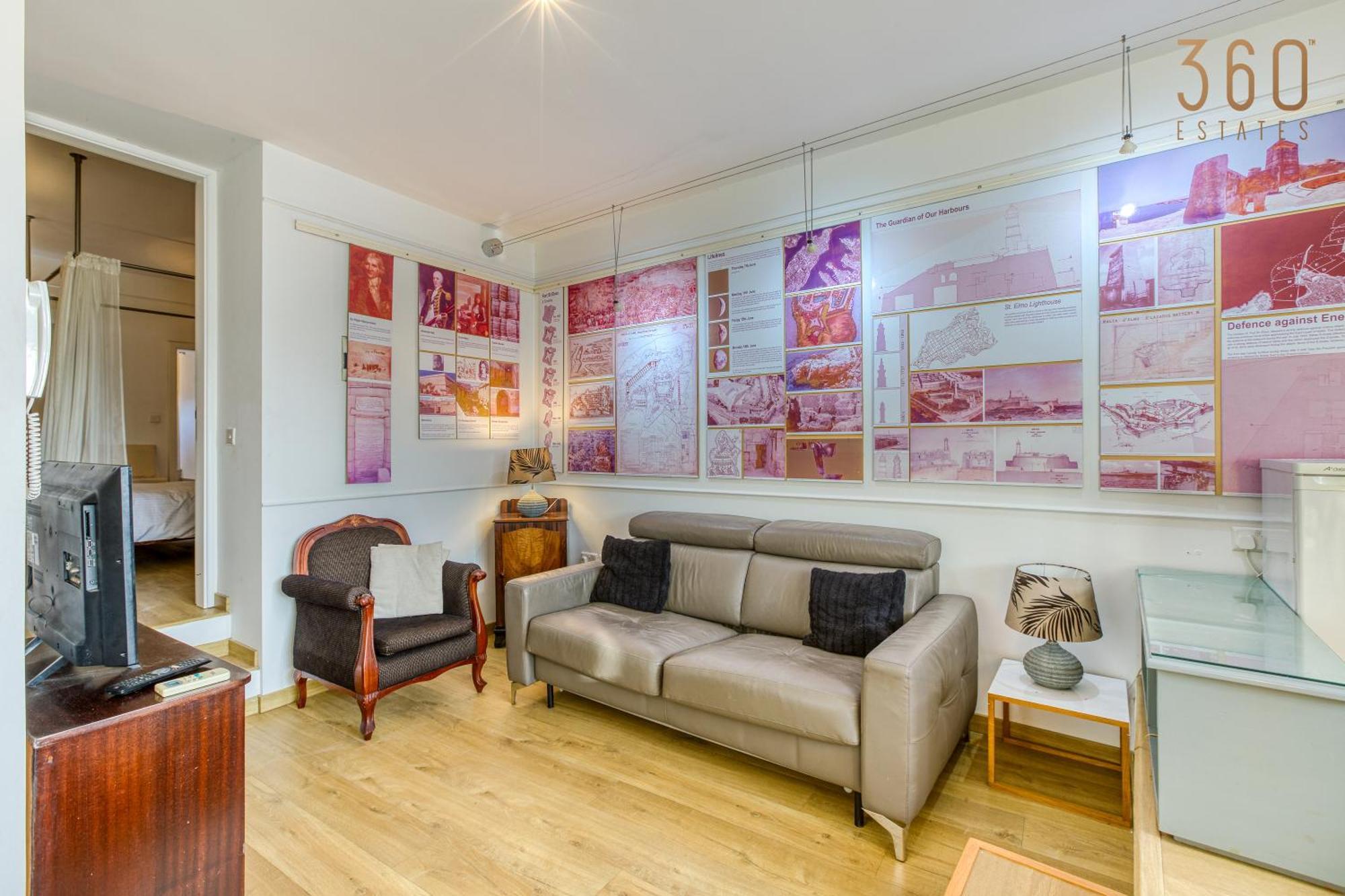 Comfortable 1Br Home With Maltese Balcony In Valletta By 360 Estates エクステリア 写真