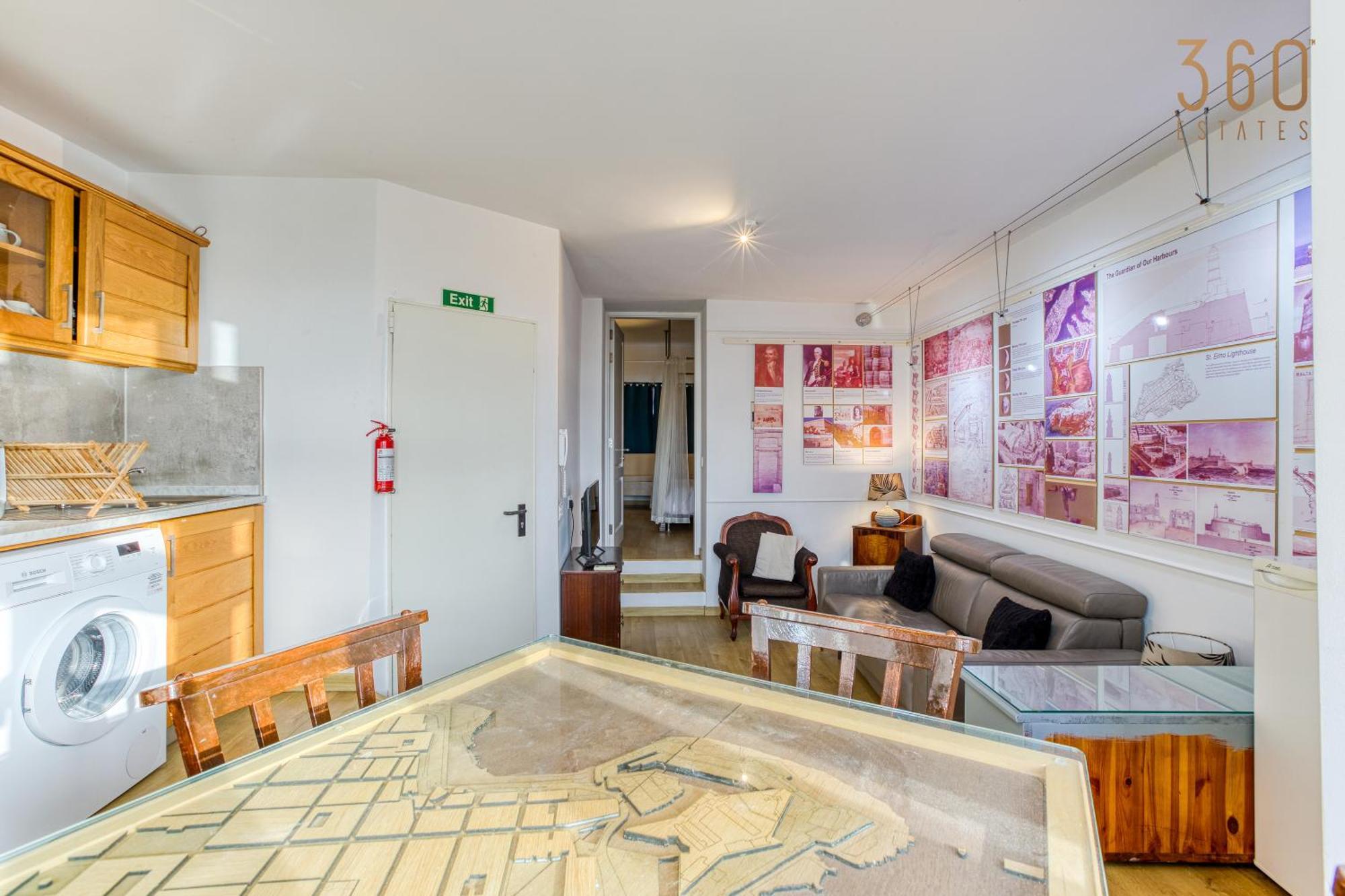Comfortable 1Br Home With Maltese Balcony In Valletta By 360 Estates エクステリア 写真
